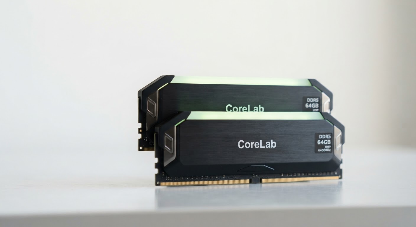64GB RAM Kit (32x2) — 2 x 32GB · DDR5-6400 · Dual Channel